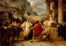 Caius Furius Cressinus Accused of Sorcery, 1792. Creator: Jean-Pierre Saint-Ours
