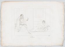 Caius Marius and the Cimbrian Soldier (Plutarch, "Marius," 39; Lucan, "Pharsalia," XI, 75-..., 1806. Creator: Johann Heinrich Lips
