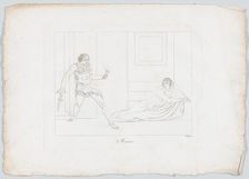 Caius Marius and the Cimbrian Soldier (Plutarch, "Marius," 39; Lucan, "Pharsalia," XI, 75-..., 1806. Creator: Johann Heinrich Lips