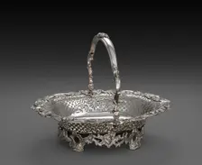 Cake Basket, 1753. Creator: Samuel Herbert (British)