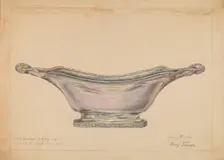 Cake Basket, 1936. Creator: Mary Berner