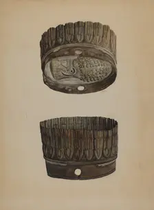 Cake Mold, c. 1941. Creator: Genevieve Jordan