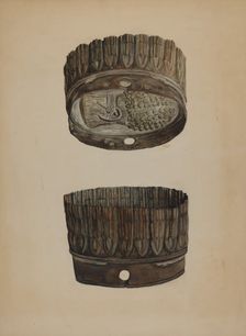 Cake Mold, c. 1941. Creator: Genevieve Jordan