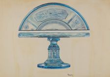 Cake Plate, c. 1936. Creator: Ralph Atkinson