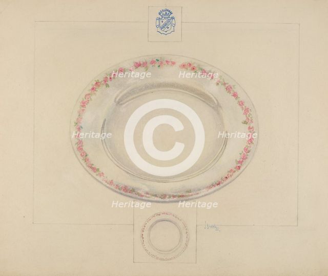 Cake Saucer, c. 1936. Creator: Joseph Sudek.