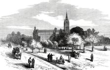 Calcutta Cathedral, from a sketch by one of our special artists, 1876. Creator: Unknown