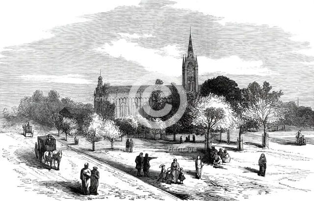 Calcutta Cathedral, from a sketch by one of our special artists, 1876. Creator: Unknown.