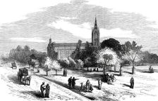 Calcutta Cathedral, from a sketch by one of our special artists, 1876. Creator: Unknown