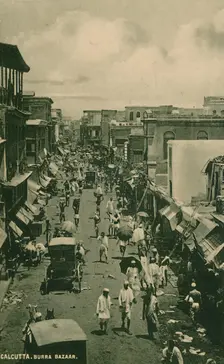 Calcutta. Burra Bazaar 1910. Creator: Unknown