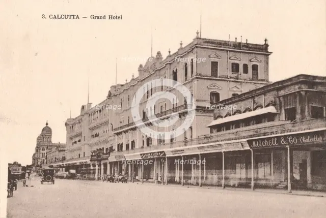 'Calcutta - Grand Hotel', c1905. Artist: Unknown.