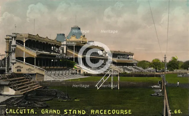 'Calcutta. Grand Stand Racecourse', c1930s.  Creator: Unknown.