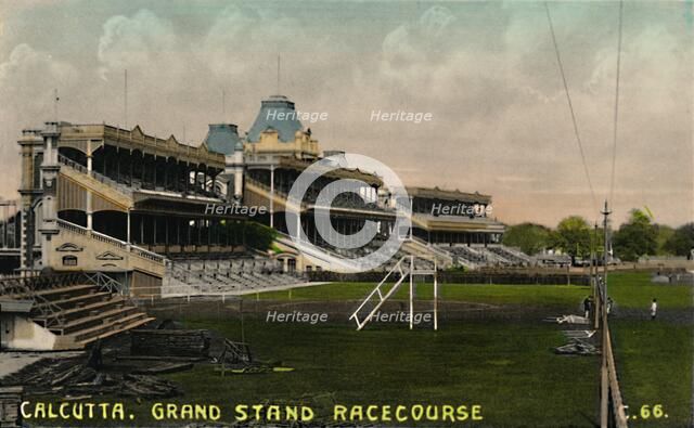 'Calcutta. Grand Stand Racecourse', c1930s.  Creator: Unknown.