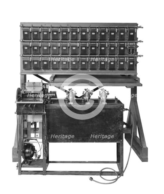 Calculating machine, 1911. Artist: Bedford Lemere and Company.
