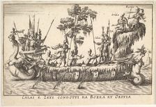 Calais and Zetes led by Boreas and Oreithyia (Calai e Zeti condotti da Borea et Oritia), w..., 1664. Creator: Unknown