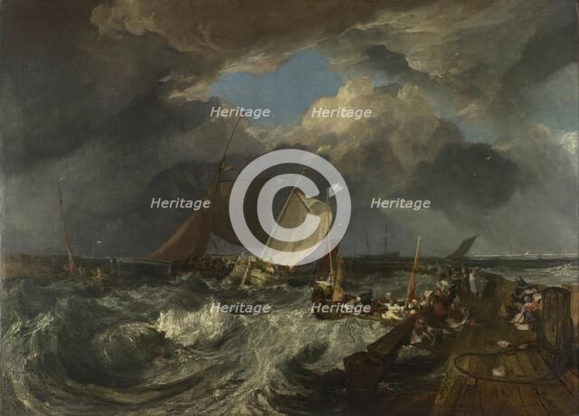 Calais Pier, 1803. Artist: Turner, Joseph Mallord William (1775-1851)