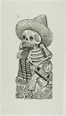 Calavera of Francisco Madero, from Calavera Maderista, printed 1944. Creator: José Guadalupe Posada