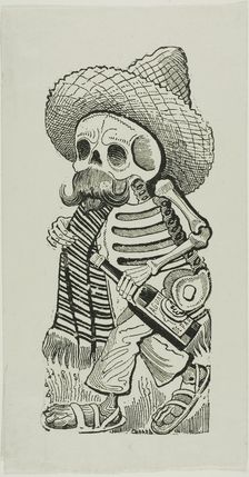 Calavera of Francisco Madero, from Calavera Maderista, printed 1944. Creator: José Guadalupe Posada
