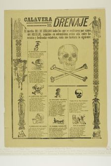 Calavera of Pouring Forth, n.d. Creator: José Guadalupe Posada