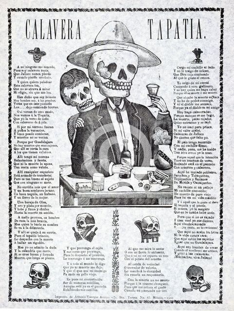 Calavera Tapatia, 1910. 