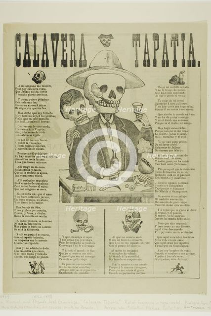 Calavera Tapatia, n.d. Creator: Manuel Manilla.