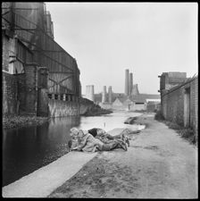 Caldon Canal, Joiner's Square, Hanley, Stoke-on-Trent, Staffordshire, 1965-1968. Creator: Eileen Deste