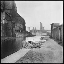 Caldon Canal, Joiner's Square, Hanley, Stoke-on-Trent, Staffordshire, 1965-1968. Creator: Eileen Deste