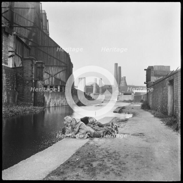 Caldon Canal, Joiner's Square, Hanley, Stoke-on-Trent, Staffordshire, 1965-1968. Creator: Eileen Deste.