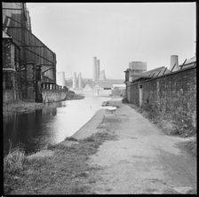 Caldon Canal, Joiner's Square, Hanley, Stoke-on-Trent, Staffordshire, 1965-1968. Creator: Eileen Deste
