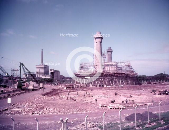 Calder Hall Atomic Power Station, Calder Bridge, Cumberland, c1955. Creator: Arthur Charles Kirby Ware.