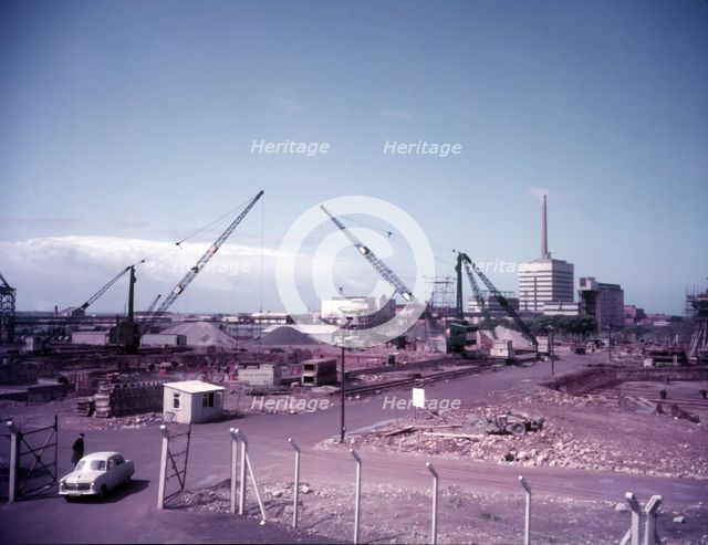Calder Hall Atomic Power Station, Calder Bridge, Cumberland, c1955. Creator: Arthur Charles Kirby Ware.