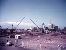 Calder Hall Atomic Power Station, Calder Bridge, Cumberland, c1955. Creator: Arthur Charles Kirby Ware