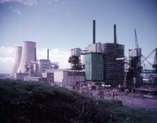 Calder Hall Atomic Power Station, Calder Bridge, Cumberland, c1955. Creator: Arthur Charles Kirby Ware