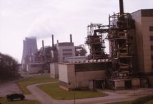 Calder Hall Nuclear Power Station, Cumberland, UK, 20th century. Artist: CM Dixon