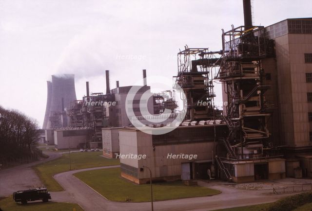 Calder Hall Nuclear Power Station, Cumberland, UK, 20th century.  Artist: CM Dixon.