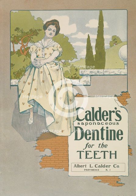 Calder's saponaceous dentine for the teeth, c1895 - 1917. Creator: Unknown.
