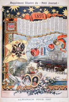 Calendar for 1897. Creator: F Meaulle