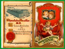 Calendar of the chocolates factory Amatller, 1932