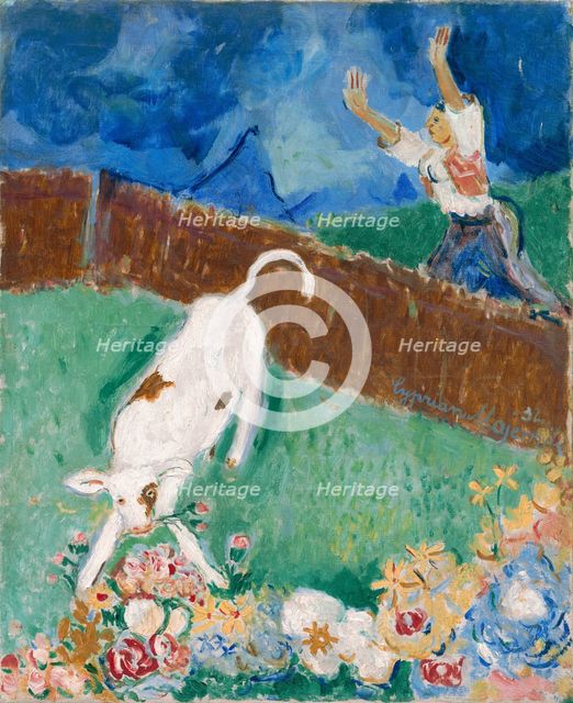 Calf, 1932. Creator: Cyprian Majernik.