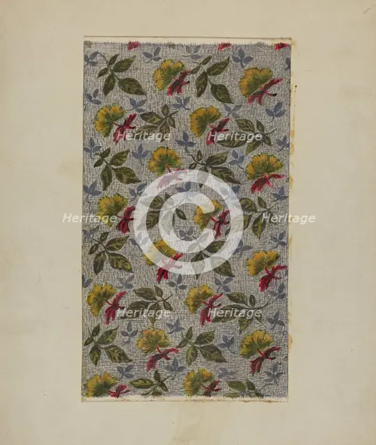 Calico, c. 1936. Creator: Florence Stevenson.