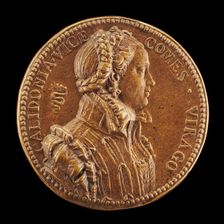Calidonia Visconti Cavanago, Wife of Lucio Cavanago [obverse], 16th century. Creator: Unknown