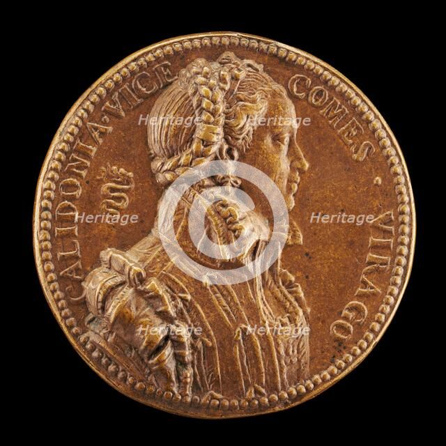 Calidonia Visconti Cavanago, Wife of Lucio Cavanago [obverse], 16th century. Creator: Unknown.