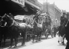 California delegates on stagecoach at the 1912 Republican National Convention held at the...1912. Creator: Bain News Service