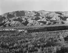 California desert mountains, San Luis Obispo County, 1937. Creator: Dorothea Lange