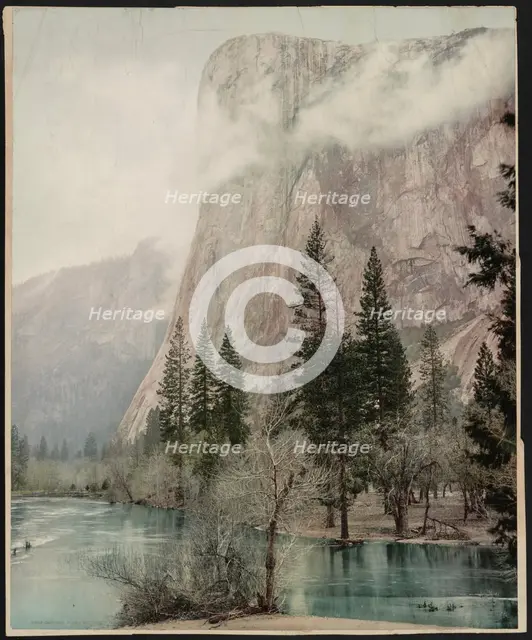 California, El Capitan, Yosemite Valley, c1899. Creator: William H. Jackson.