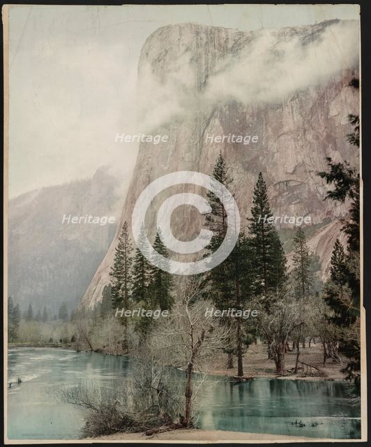 California, El Capitan, Yosemite Valley, c1899. Creator: William H. Jackson.