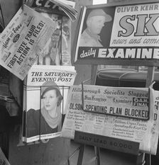 California gets a Democratic administration. ..., "New Deal"..., San Francisco, CA, 1938. Creator: Dorothea Lange