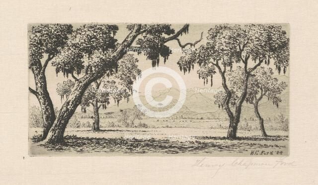 California Landscape, 1888. Creator: Henry Chapman Ford.