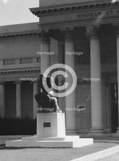 California Palace of the Legion of Honor, San Francisco, California, 1927 Creator: Arnold Genthe.