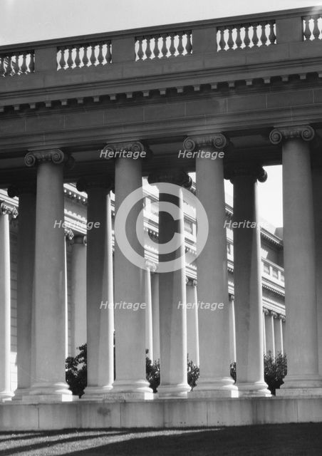 California Palace of the Legion of Honor, San Francisco, California, 1927 Creator: Arnold Genthe.