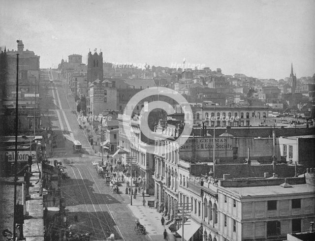 'California Street, San Francisco', c1897. Creator: Unknown.